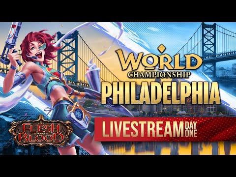 🔴 Flesh and Blood TCG: World Championship Philadelphia Day 1 - $300,000 in Prizing!
