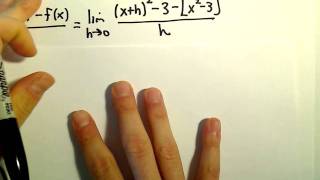 Equation of Tangent Line Using Definition of Derivative