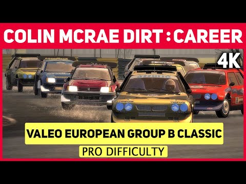 Colin McRae DiRT in 4K - Career - #35 Valeo European Group B Classic - Pro Difficulty