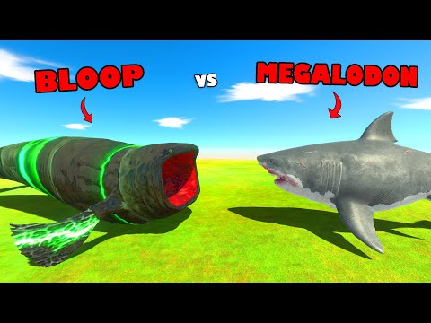 BLOOP vs MEGALODON | Upgrading into BLOOP The BIGGEST Mystery in Animal Revolt Battle Simulator