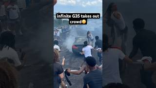 Download lagu Infinity g35 takes out crowd #g35 #cars #takeover #carmeet #trending #funny #hammy3.8 mp3