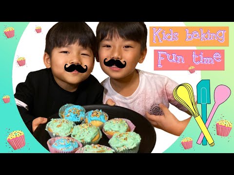 How to make cupcakes| kids baking|funtime|Prabal & Prakrit