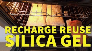 How to recharge silica gel - silica gel regeneration