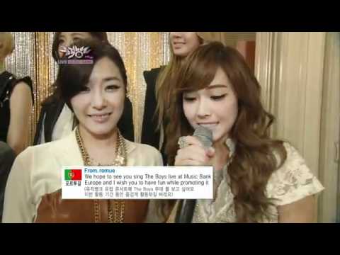 Girls' Generation _ [Interview] Comeback Special Stage 2011.10.21 _ KBS MUSIC BANK