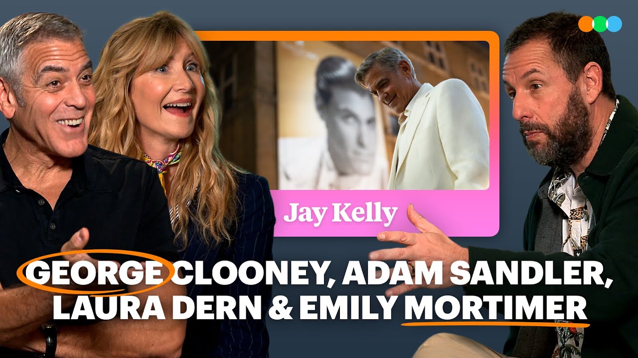 George Clooney, Adam Sandler, Laura Dern and Emily Mortimer Letterboxd Interview video thumbnail
