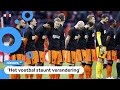 Oranje met zwarte shirts het veld op vanwege situatie in Qatar