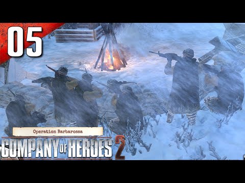CoH 2: Theater of War 100% (General) Walkthrough Part 5 - Cold Weather (No Commentary)