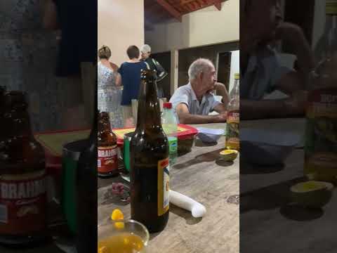 Carol Viola e Rafael em São Miguel do Passa Quatro, 94 anos do sr. Zezico