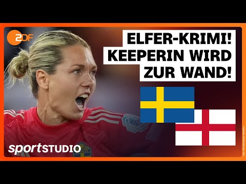 Schweden – England Highlights | Viertelfinale UEFA Frauen-EM 2025 | sportstudio