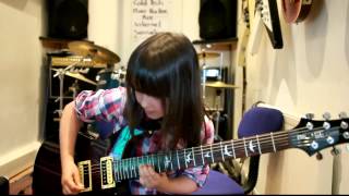 9 year old Freya playing Seize The Day by Avenged Sevenfold