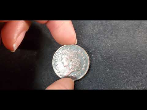 1810 Half Cent Large Cent Draped Bust 🕵️‍♀️ 100% Copper 215K P-Mint 1st Edition Design 😍