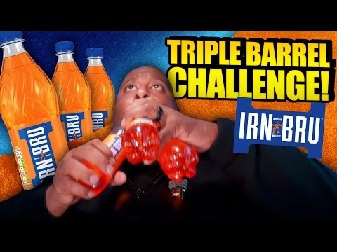 IRN-BRU Dreifach-Fass-Trink-Challenge!