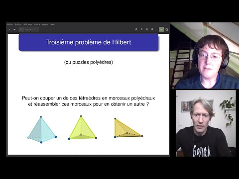 [Conférence SML] Troisième problème de Hilbert et puzzles polyèdres -- Sophie Morel