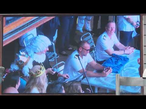 King Neptune Ceremony on Carnival Luminosa 4/25/2023