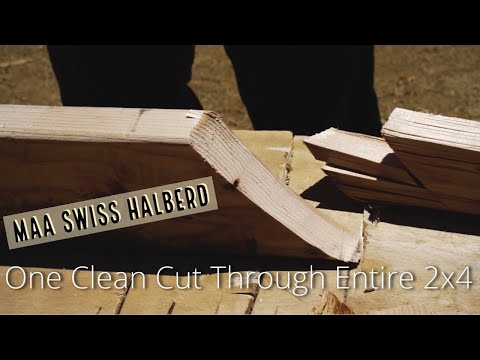 MAA Swiss Halberd - One Cut Through 2x4