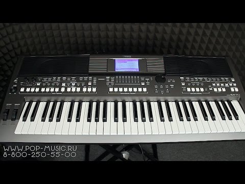 Обзор синтезатора Yamaha PSR-S670 на русском языке
