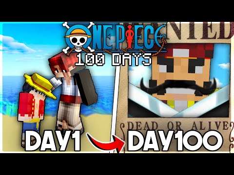 I Survived Minecraft One Piece For 100 Days As a Marine… This Is What Happened