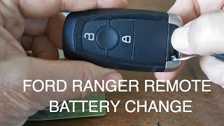 How To Change The Battery in a Ford Ranger Key Fob Remote Control #fordranger