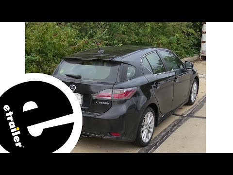 etrailer | Installing the Curt Trailer Hitch Receiver on your 2013 Lexus CT 200h