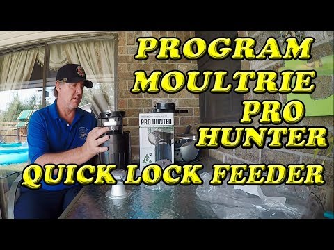 How to Program a Moultrie Pro Hunter Quick Lock Feeder