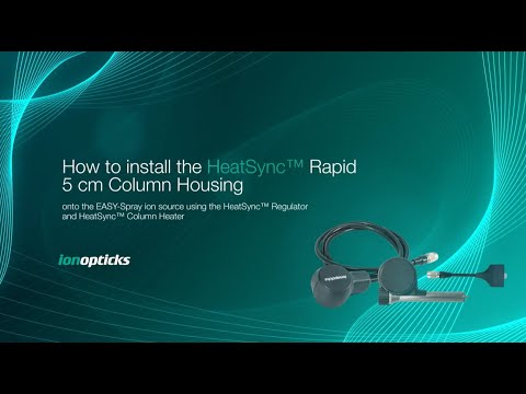 Installing the HeatSync™ Rapid 5 cm Column Housing into a Thermo Scientific EASY Spray