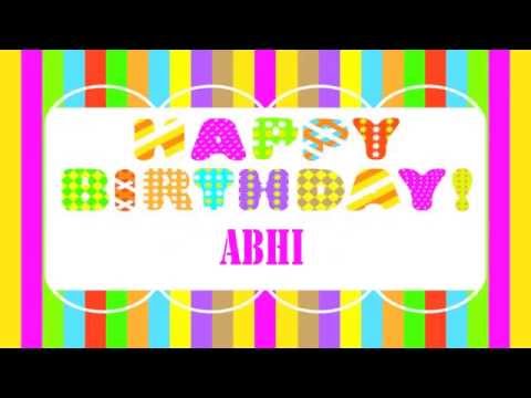 AbhiAbby   Pronounced like Abby   Wishes & Mensajes - Happy Birthday