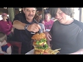William Beats Andy And Bill In The Surf N Turf Challenge At Crabby Joe S YOU MUST SEE THIS BURGER