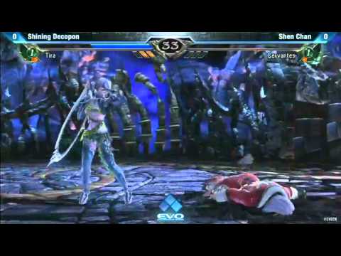SoulCalibur V EVO 2012 Grand Final - Shining Decopon Vs. Shen Chan