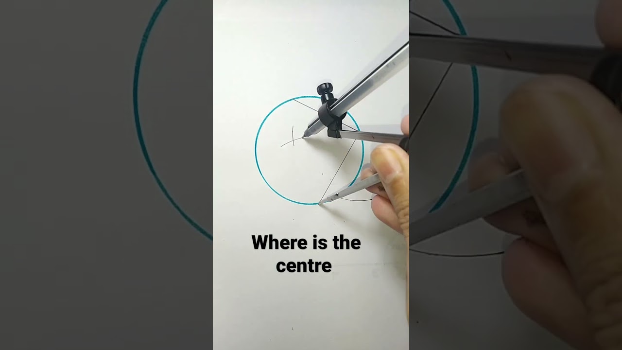 How to find centre of a circle