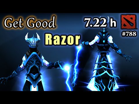 Dota 2 Razor | 7.22h | Hanging out Divine Qev |