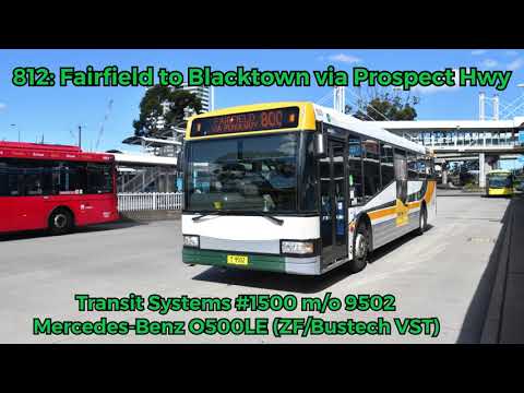 Transit Systems Sydney #1500 m/o 9502: Mercedes-Benz O500LE (ZF/Bustech VST)