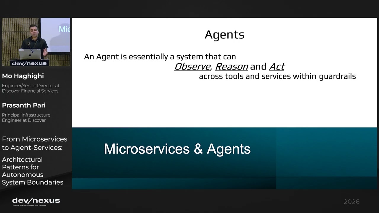 Devnexus 2026 - From Microservices to Agent Services  Architectural Patterns for Autonomous System..