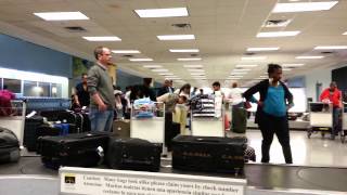Baggage Claim at Piarco International Airport Trinidad by jonfromqueens
