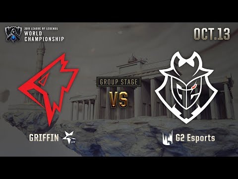 GRF vs G2 | GROUP STAGE Day 2 H/L 10.13 | 2019 Worlds Championship