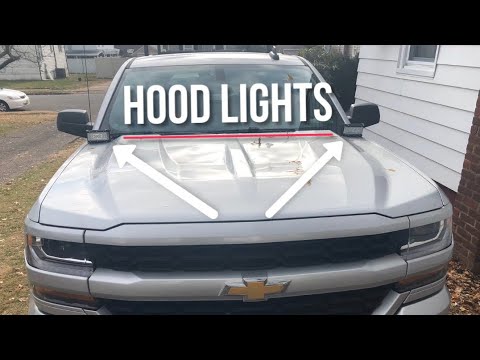 2018 Silverado hood lights
