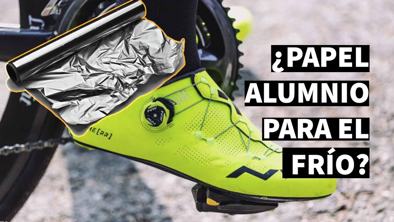¿Funciona el PAPEL ALUMINIO en los pies del ciclista 🚲 