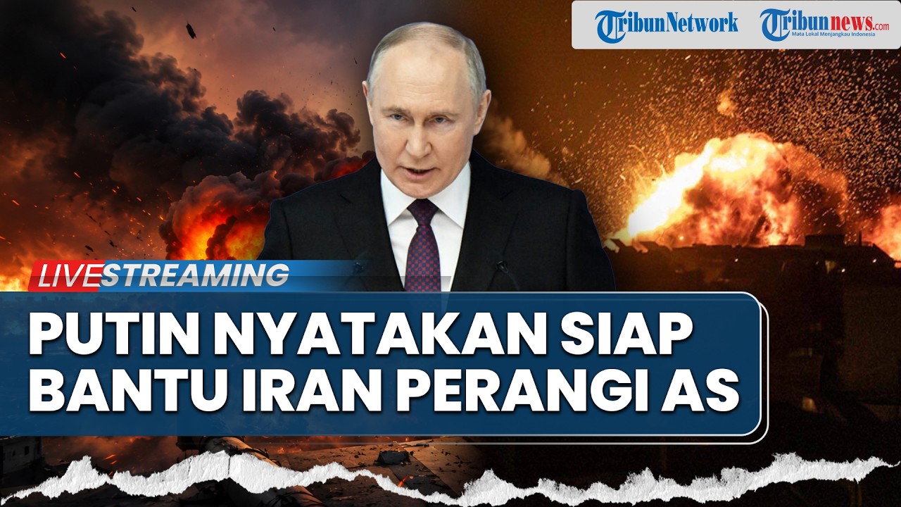 Vladimir Putin Ajukan Diri Bantu Iran Hadapi AS, Israel Gempur Habis Kota Lebanon Selatan