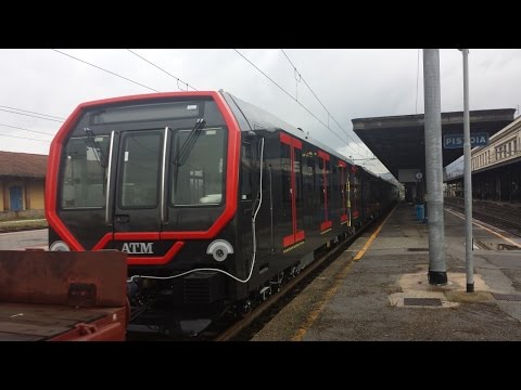 E652 091 con ATM Meneghino 2.0 in partenza da Pistoia