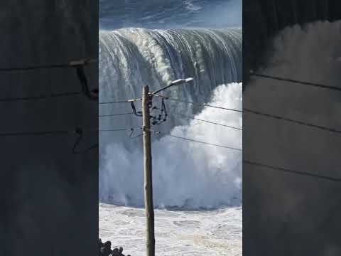 Ondas gigantes são sempre incríveis #gigantesdenazaré