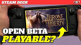 Throne and Liberty OPEN BETA on the Steam Deck - Is it Playable?