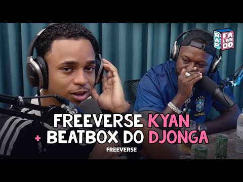 KYAN canta "EU VIM DE LÁ" no BEATBOX do DJONGA | rap, falando: cortes