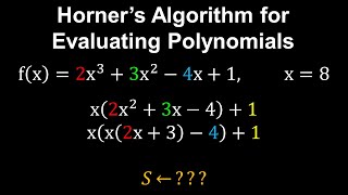 Horner’s Method Explained Simply | Polynomial Evaluation in Discrete Mathematics (Step-by-Step)