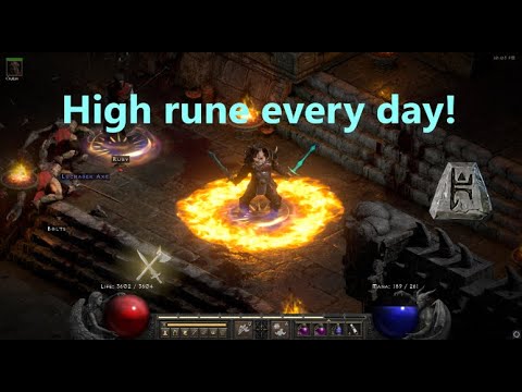 300 Travincal runs! Frenzy Barbarian! - Diablo 2 Resurrected