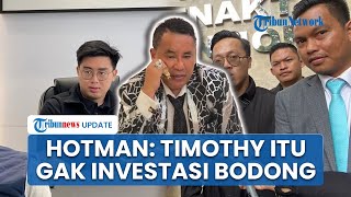 Respons Hotman Paris seusai Timothy Ronald Dipolisikan Kasus Kripto: Bukan Investasi Bodong