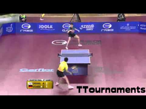 Dimitrij Ovtcharov vs Chuang Chih Yuan: 1/4 Final: Qatar Open 2014