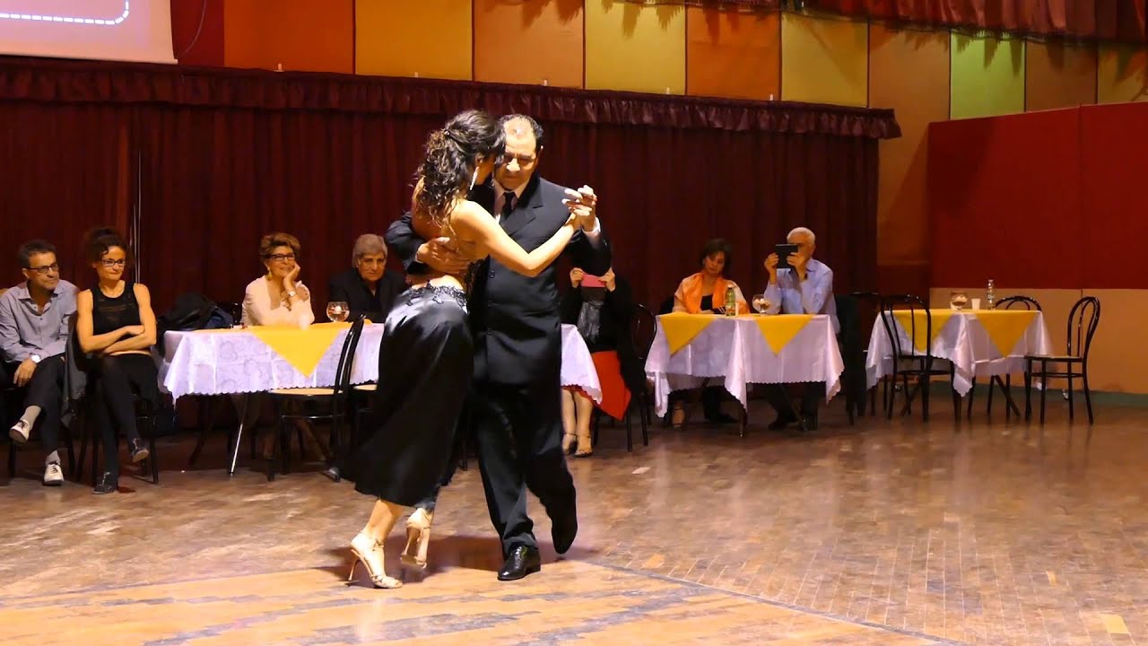 Gonzalo Robinson & Laura Grandi, Milonga de los fortines. Napoli, Salon Baires (Majestic), 11/3/2016