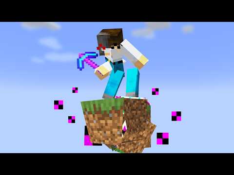 Minecraft, But It's On 1 Glitched Block