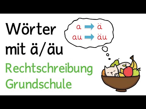 Wörter mit ä und äu erkennen - Grundschule Rechtschreibung Umlaute