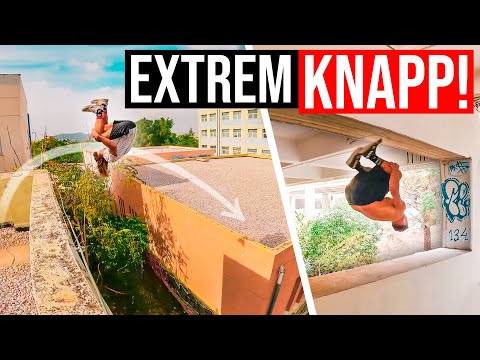 Irrer Frontflip von Dach zu Dach & Ekelhafter Backflip zwischen zwei Balken! | Parkour in Athen 🇬🇷