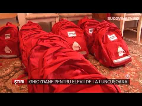 PUBLICITARA Ghiozdane pentru elevii de la Luncusoara